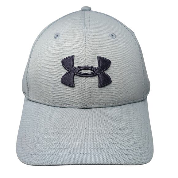 Under Armour Fitted Baseball Cap Blue XL Lightweight Embroidered 6 Panel - Picture 1 of 10